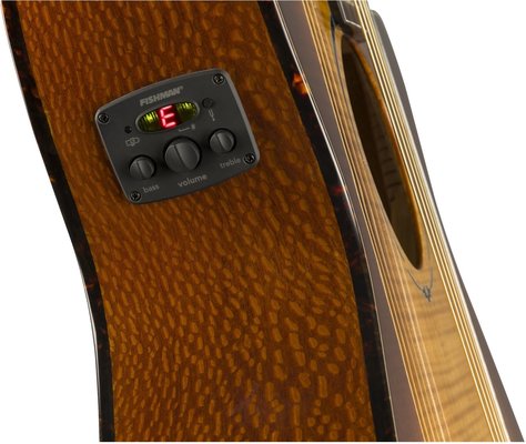 Fender FA345CE Auditorium Burst Acoustic Guitar — 2
