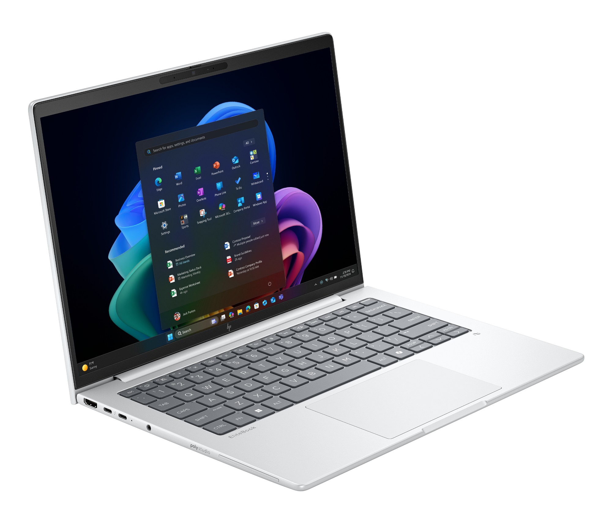 HP EliteBook 8 G1i UMA 8 14 G1i 14 WUXGA UWVA 300nit 5MP IR ISP+ 60Hz Touch bnt Panel Ultra 5 235U 1x DDR5 5600 SSD CK8X5ET — 2