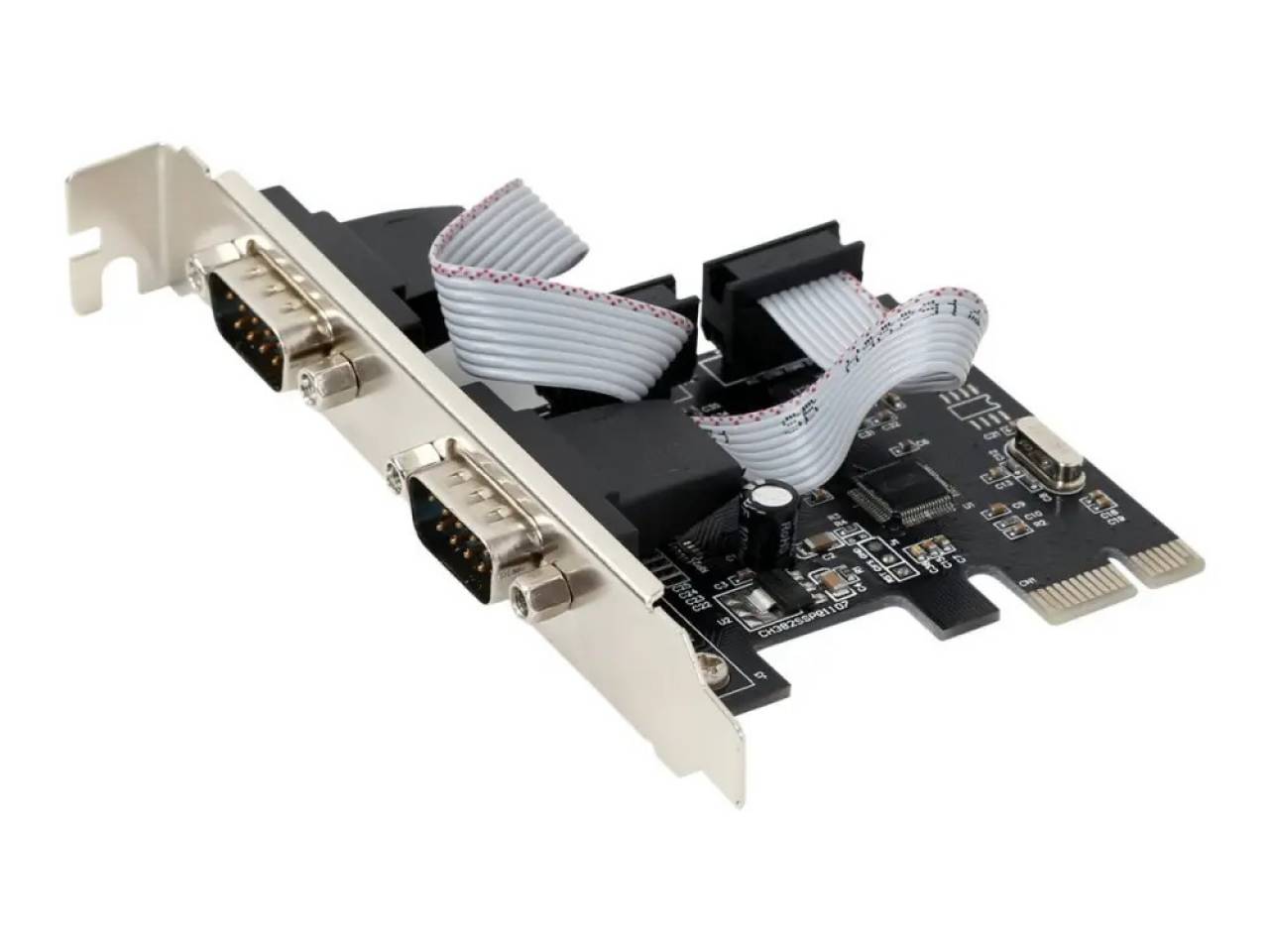 PCI-e to COM adapter PCI-e 1x to 2port COM — 2