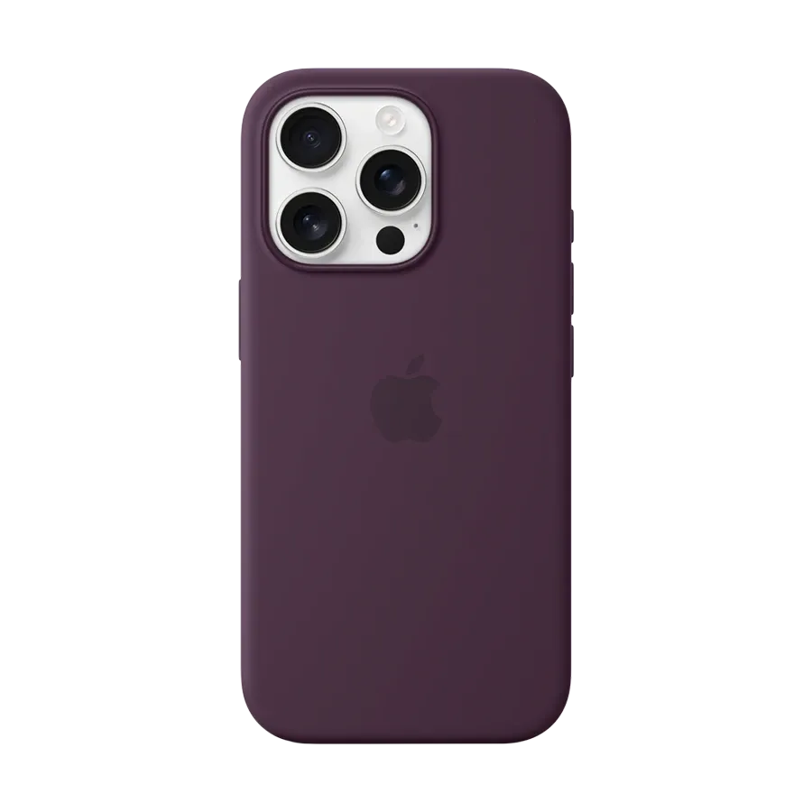 Case Silicone Case with MagSafe Plum for iPhone 16 Pro
