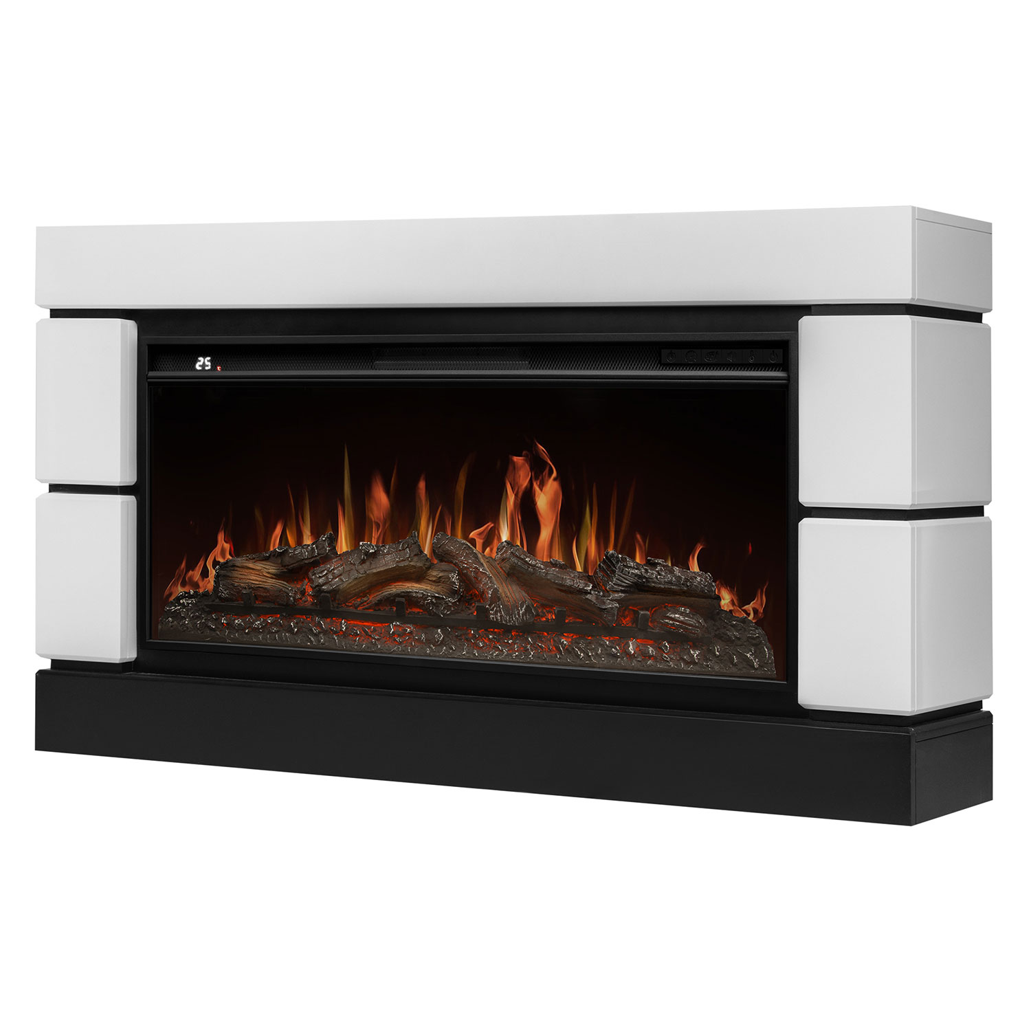 Fireplace FIRELIGHT FIRELIGHT SET RTFP P-AR40LS LINDOS 36 GRAPHIT — 3