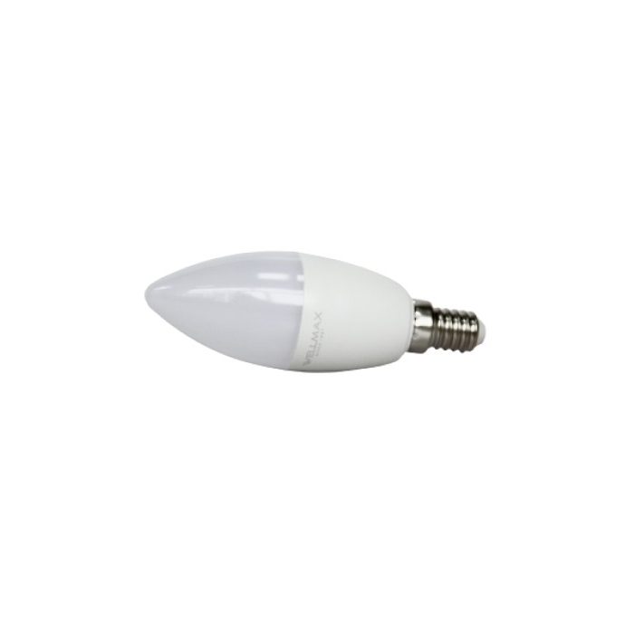 Wellmax LED C37 08W E14 6500K 14122