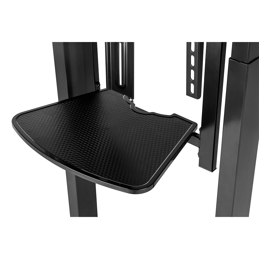 Gembird TVS-100T-01 Motorized height adjustable TV floor stand with caster wheels — 3