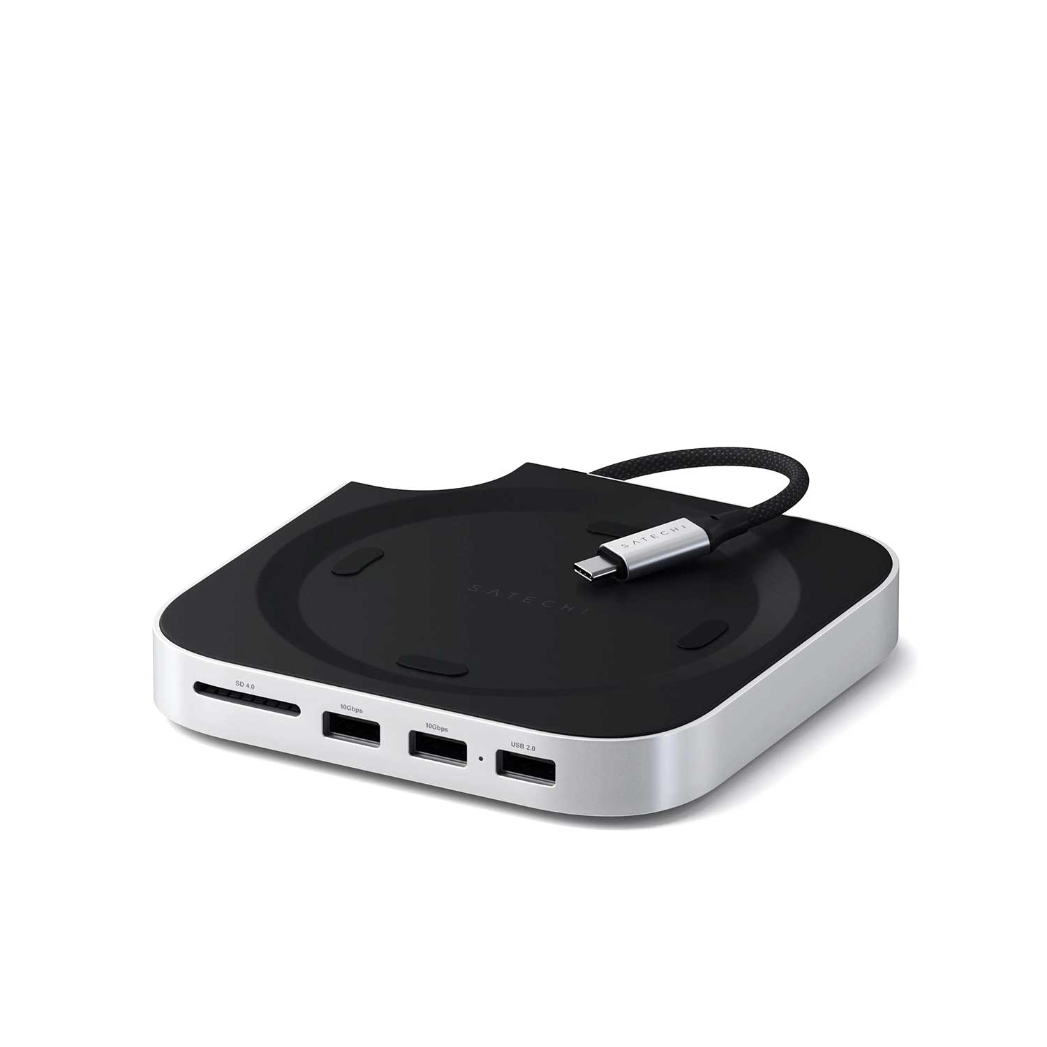 USB hub SATECHI Mac Mini M4 Stand & Hub witch SSD Enclosure ST-GNMMES — 4