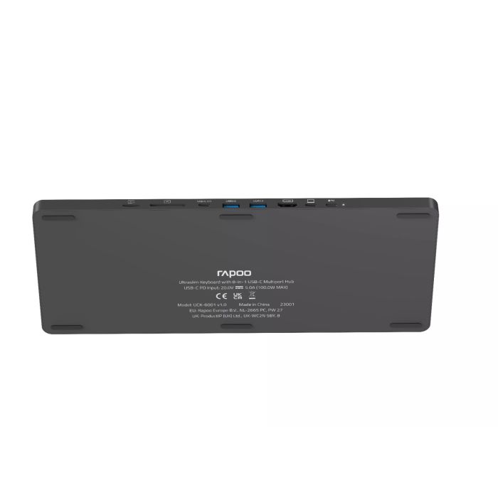 Rapoo Ultraslim Keyboard “UCK-6001“ with 8 in 1 USB-C Multiport Hub 12360 221223 — 7