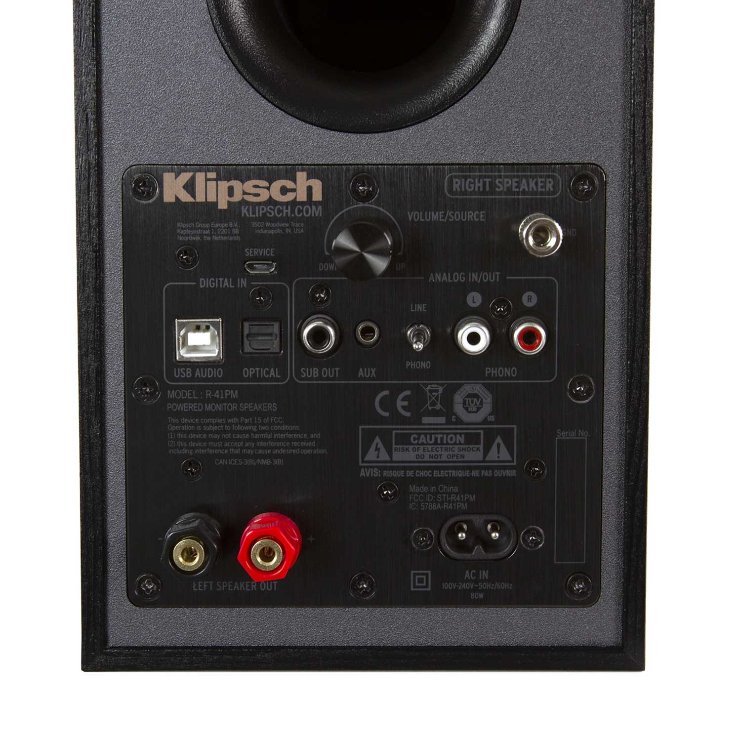 Powered bookshelf speaker Klipsch Reference R-41PM — 4