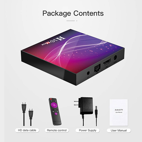 Smart Box H10 MAX Android 10 H616 QuadCore WiFi 10 100M RJ-45 — 4