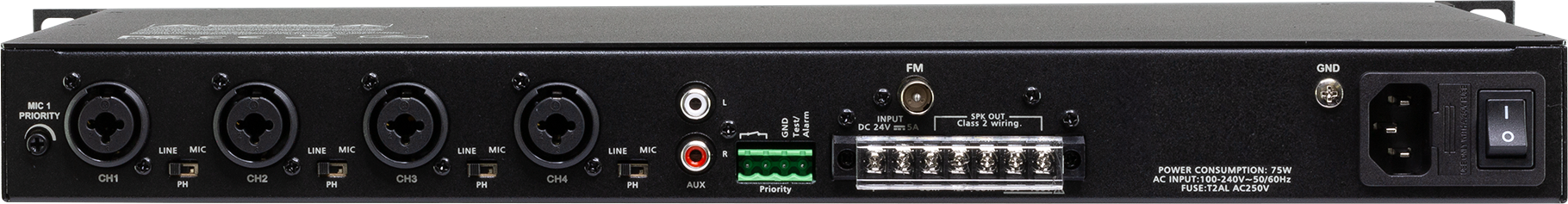 Show PAX-60 Class-D 60W MP3 & BT Player — 2