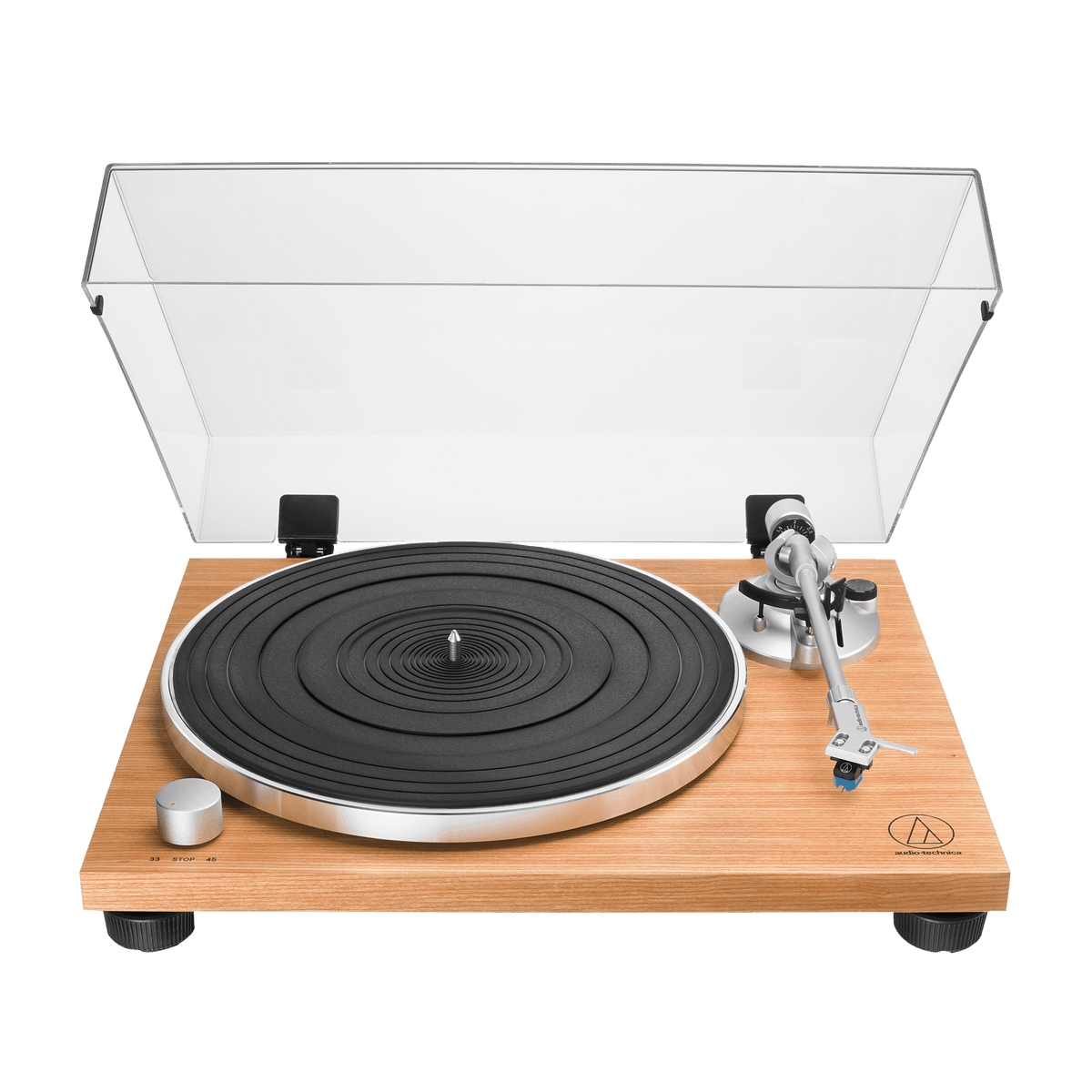 Audio-Technica AT-LPW30TK Manual Belt Drive Wood Base Turntable Vinyl player