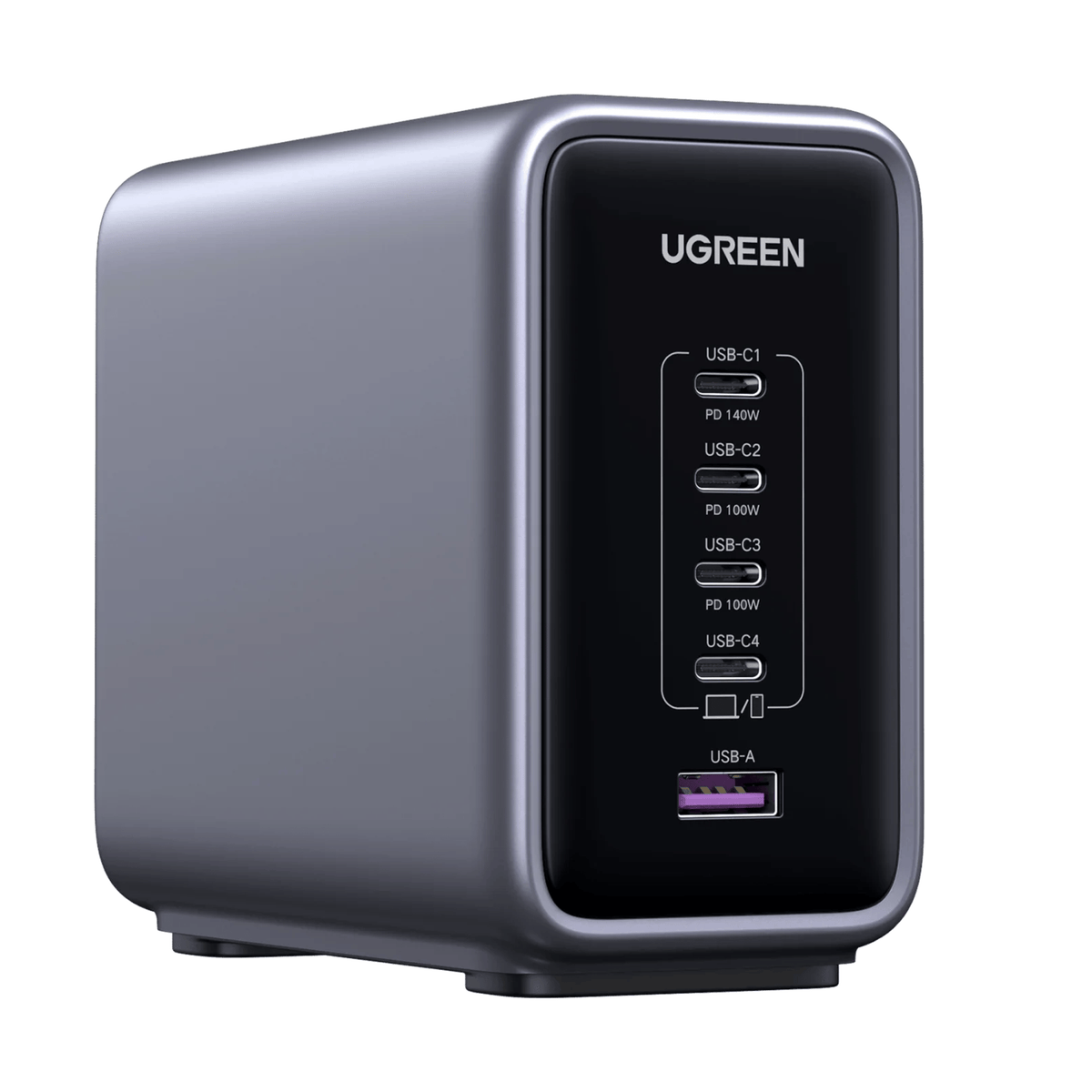 UGREEN Nexode Gan Charger EU 90903B 220V to 4 USB-C and one USB-A 5V 300Wt PD3.1 Charger 300W — 2