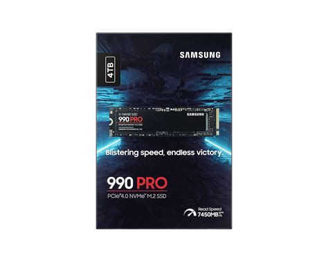 990 Pro M.2 PCIe 4.0 NVMe MZ-V9P4T0GW — 3