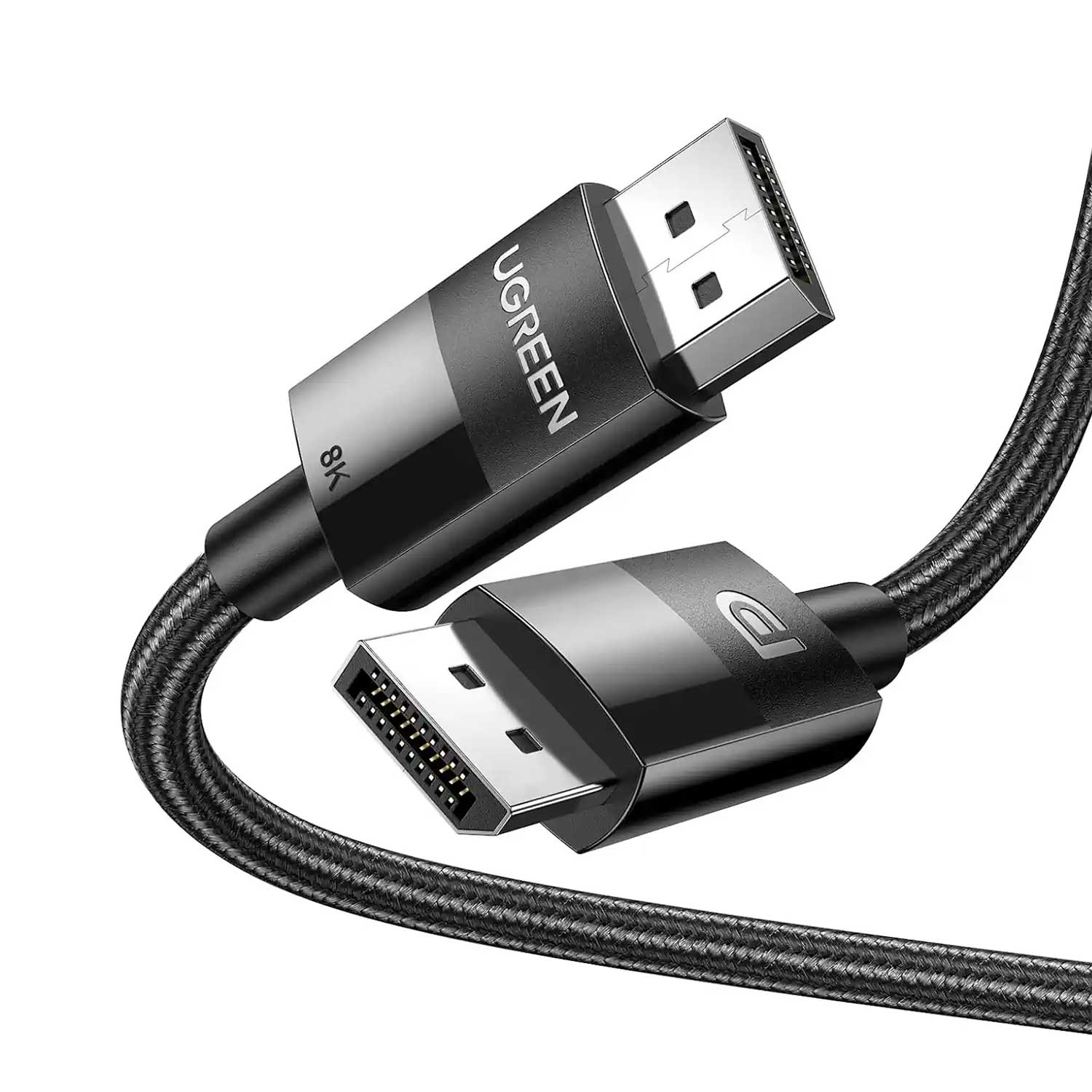 Cable UGREEN DP114 DisplayPort 1.4 8K BK 80390 — 2
