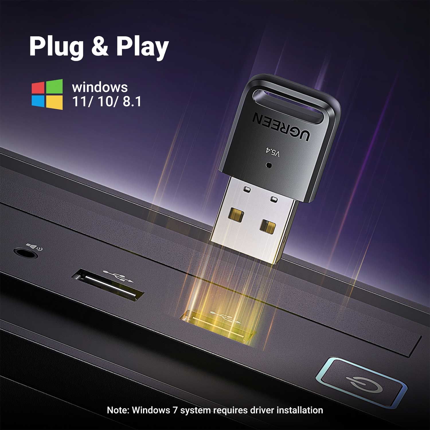 Network device UGREEN CM748 USB Bluetooth Adapter BT5.4 35058 — 3