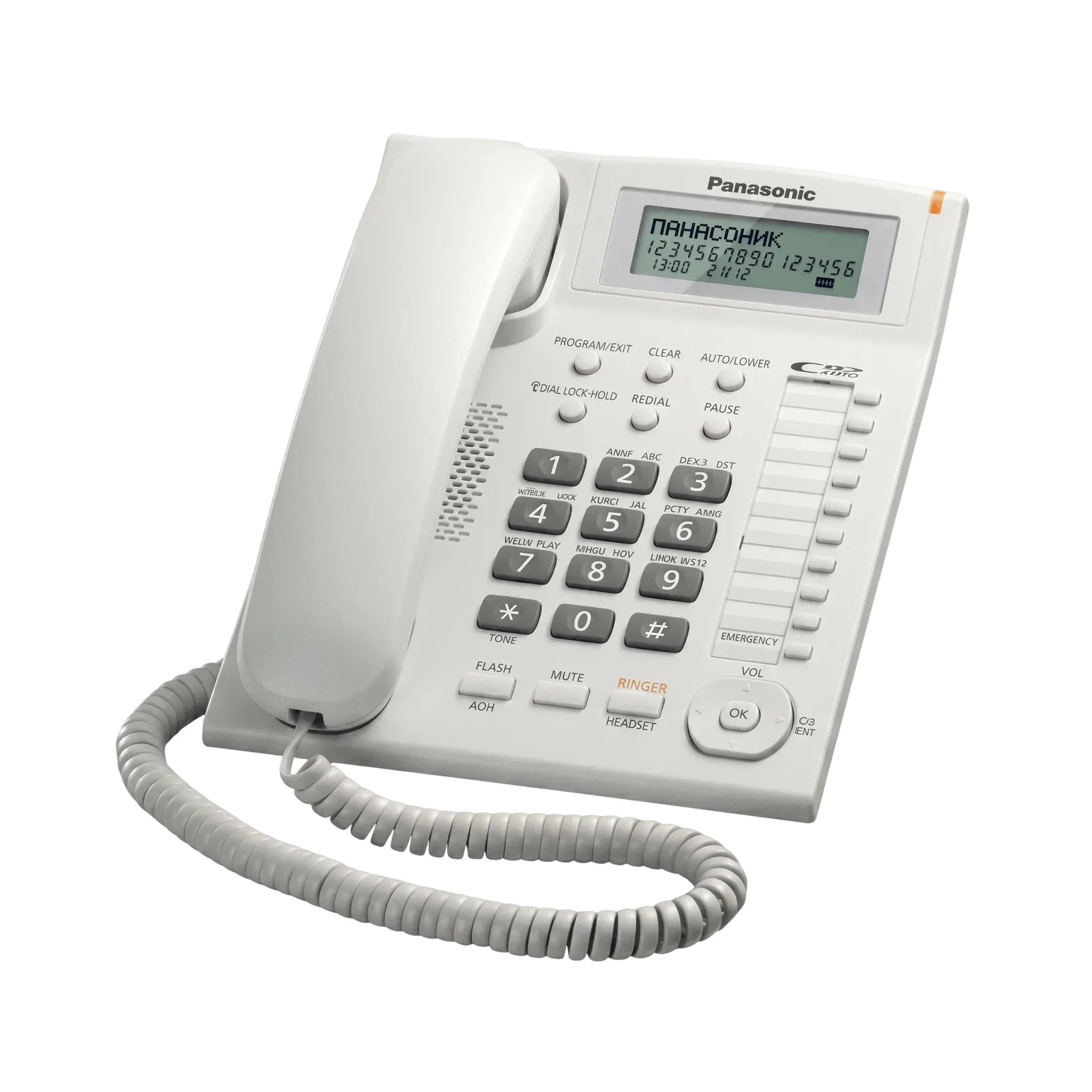Հեռախոս Panasonic KX-TS2388UAW-WHITE KX-TS2388UAW — 2