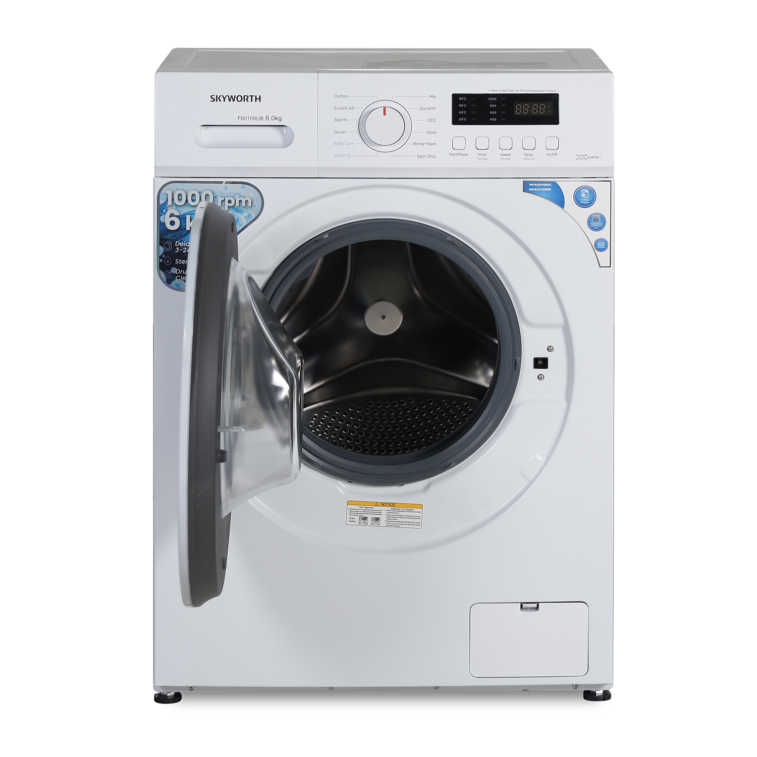 Washing machine SKYWORTH F60109UB 6KG — 5