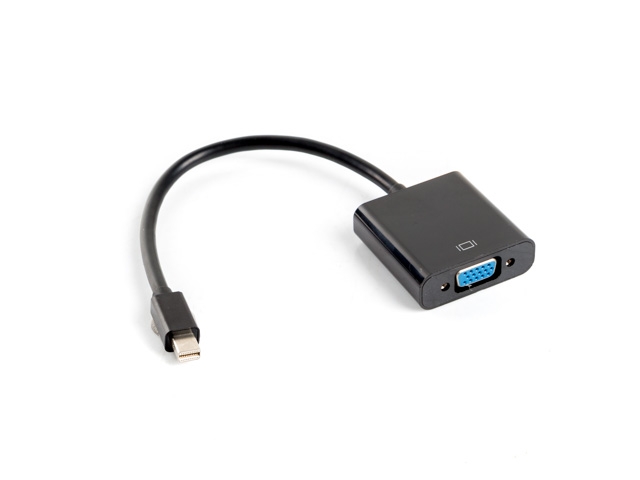 Adapter LANBERG AD-0006-BK DISPLAYPORT MINI M ->VGA F