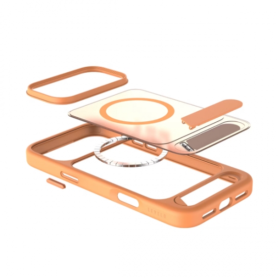 Levelo Matteo Case With Bottom Stand Grip For iPhone 17 Pro — 2