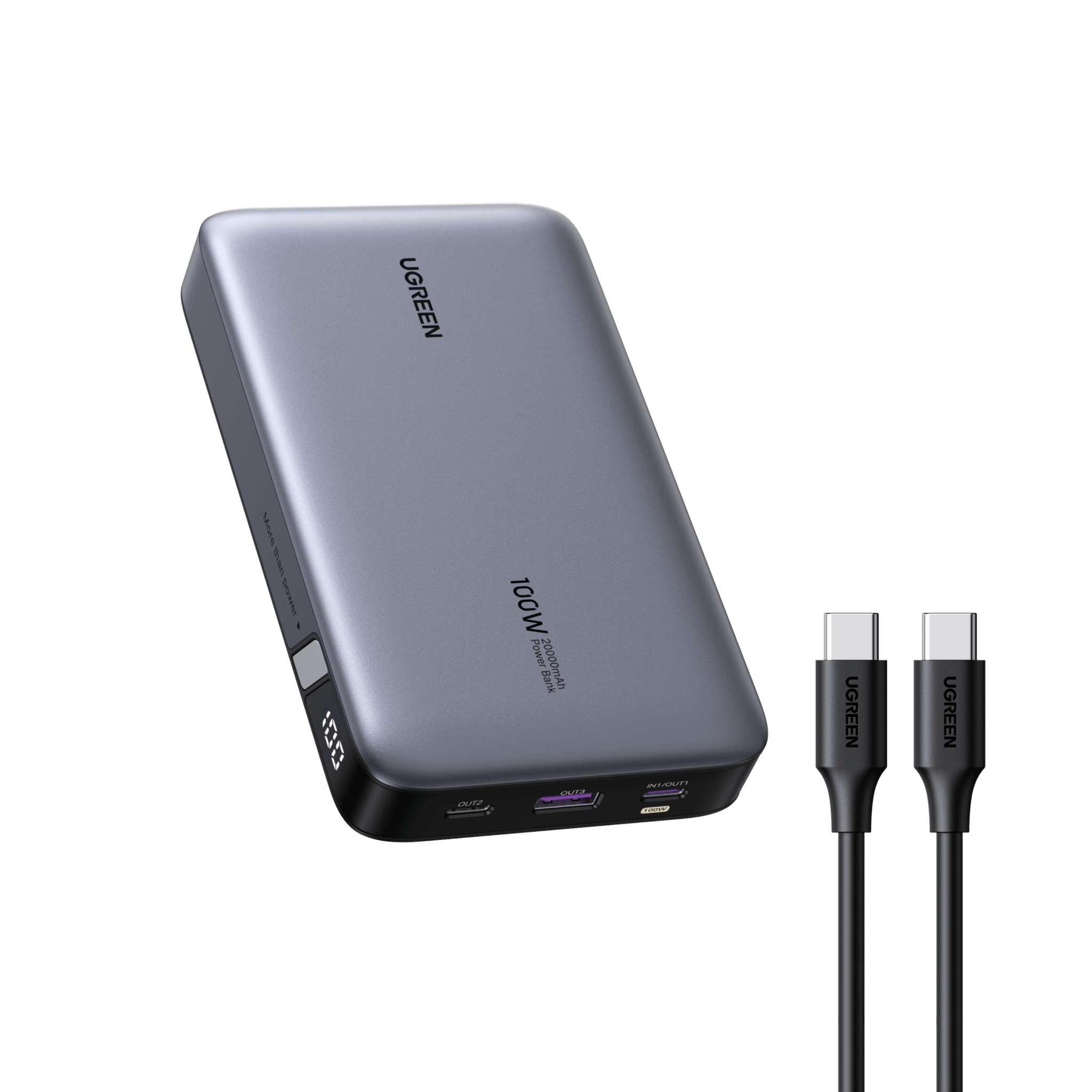 UGreen 100W Power Bank 25188 Power bank 20000mAh 100Whfor Notebooks and more — 2