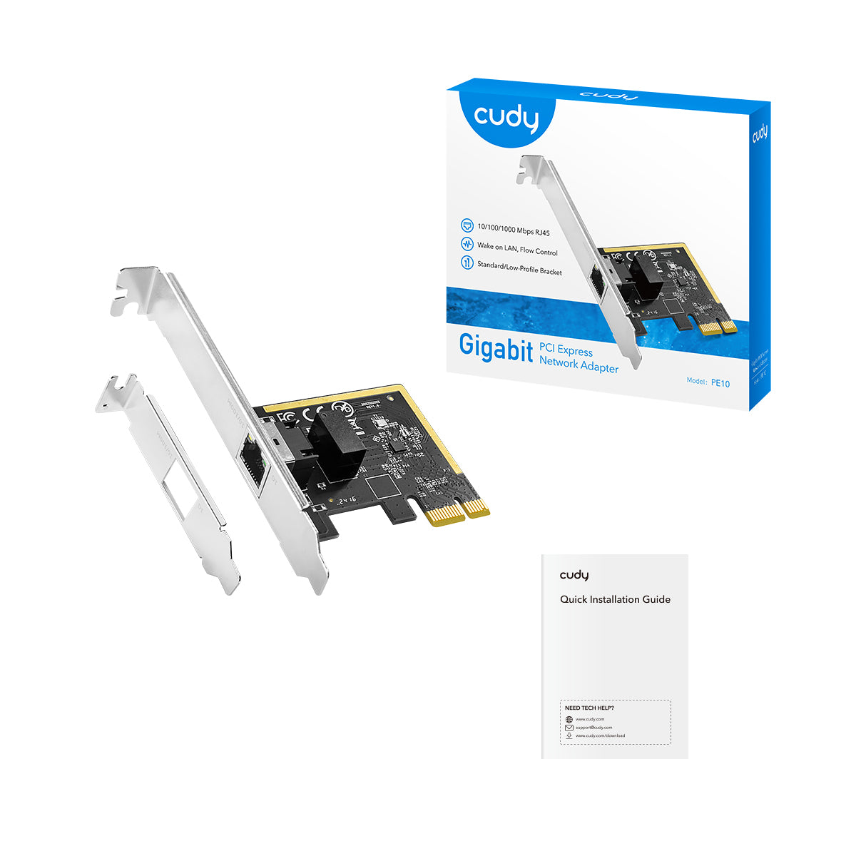 Cudy PE10 Gigabit PCI Express Adapter — 3