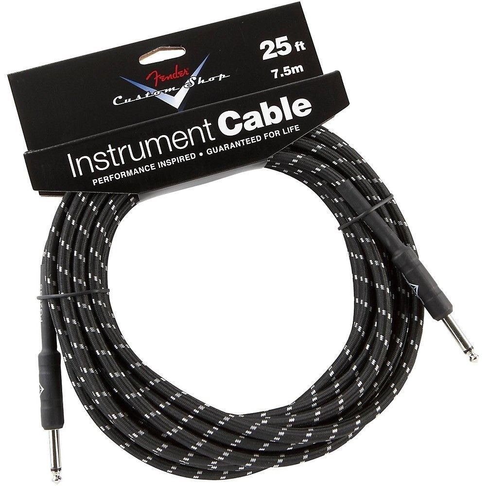 Fender Custom Shop 25 Instrument Cable Tweed — 3