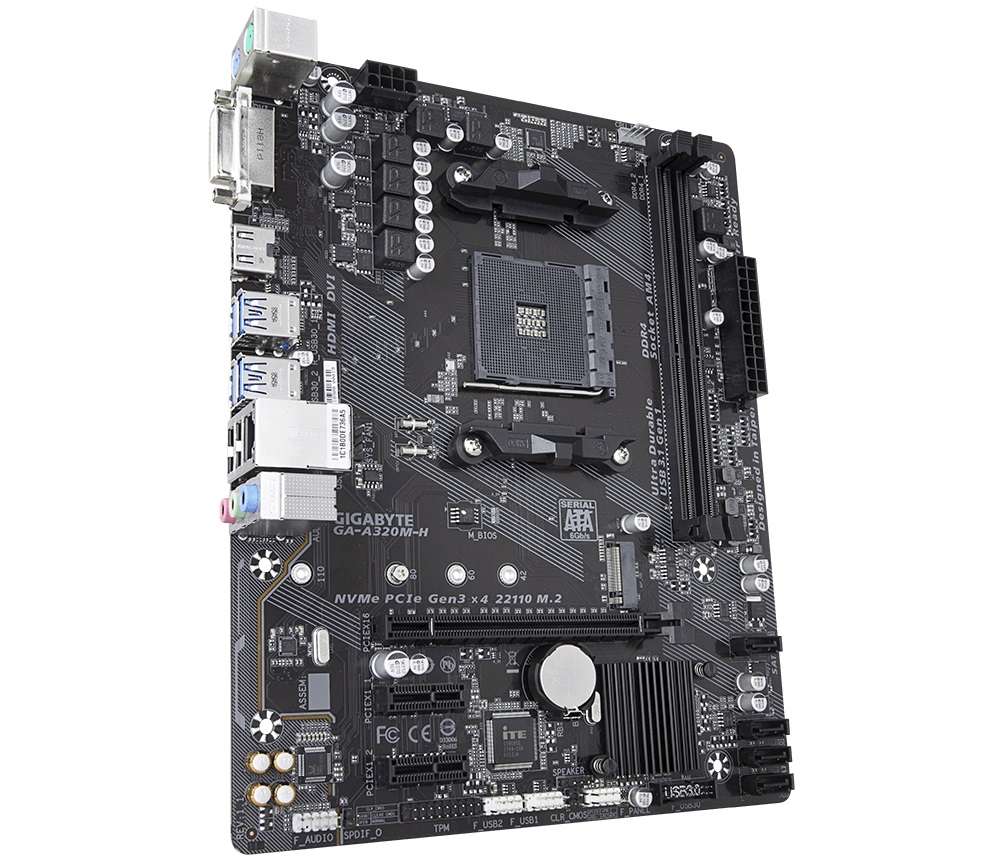 Gigabyte GA-A320M-H — 2