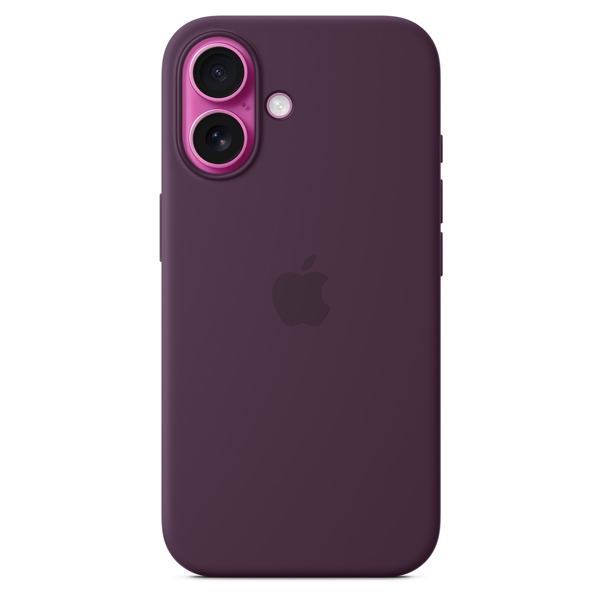 iPhone 16 Plus Silicone Case with MagSafe Plum — 2