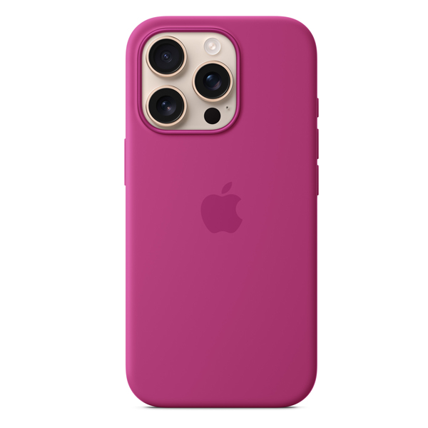 iPhone 16 Pro Max Silicone Case with MagSafe Fuchsia — 2