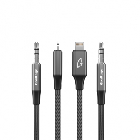 Кабель Goaltage 3.5mm to Lightning Cable CA04-ATL120CM — 3