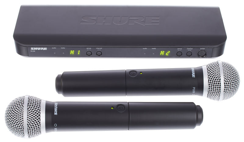 Shure BLX288E PG58-K3E Dual Wireless Handheld Microphone System