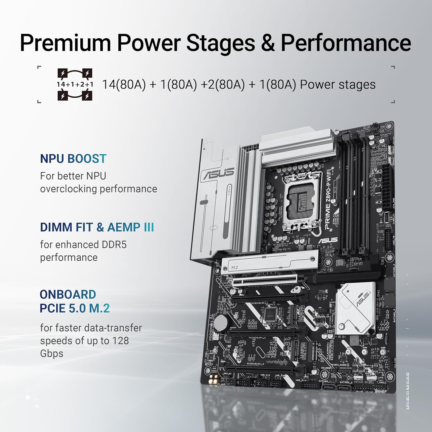Prime Z890-P WiFi iZ890 1851s DDR5 ready — 5