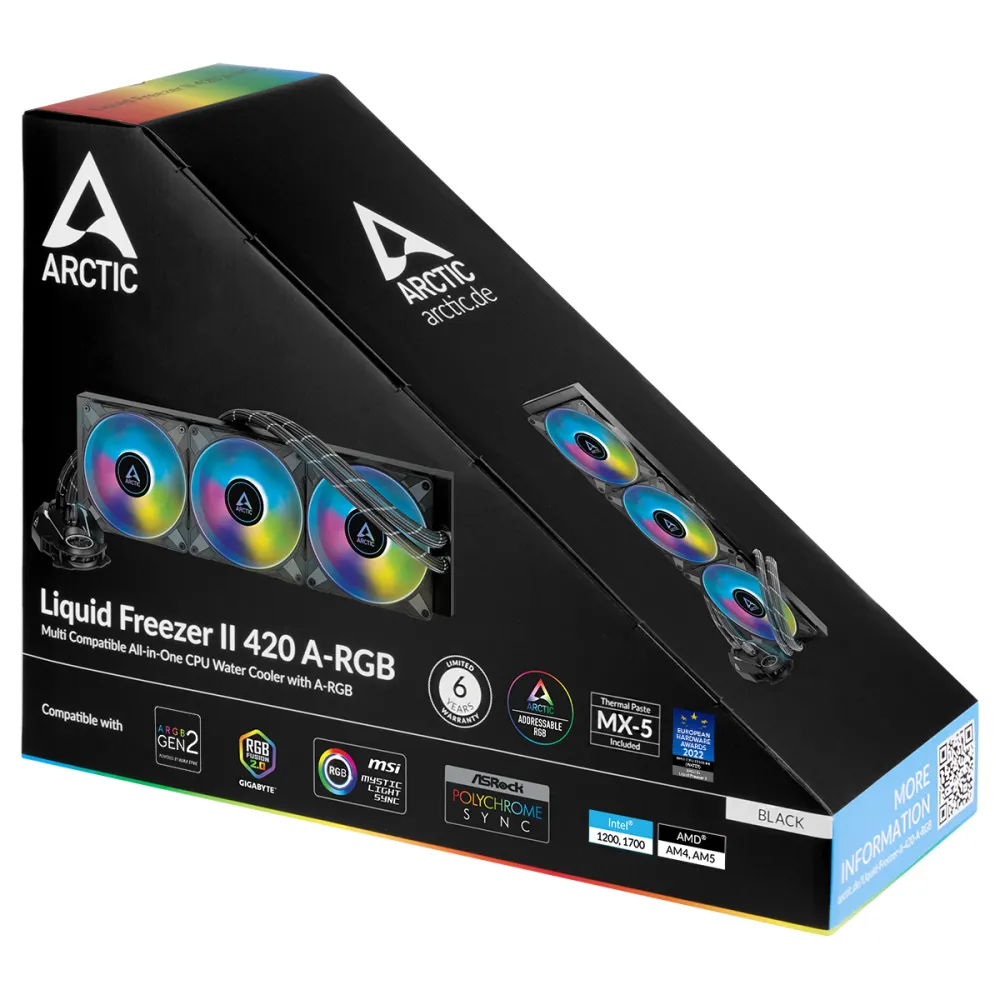 Arctic Liquid Freezer II 420 A-RGB — 5