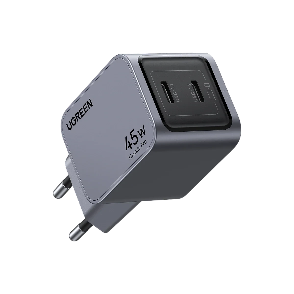 UGREEN Nexode Pro Charger Dual USB-C GaN Fast EU 35008 X707 45W — 2