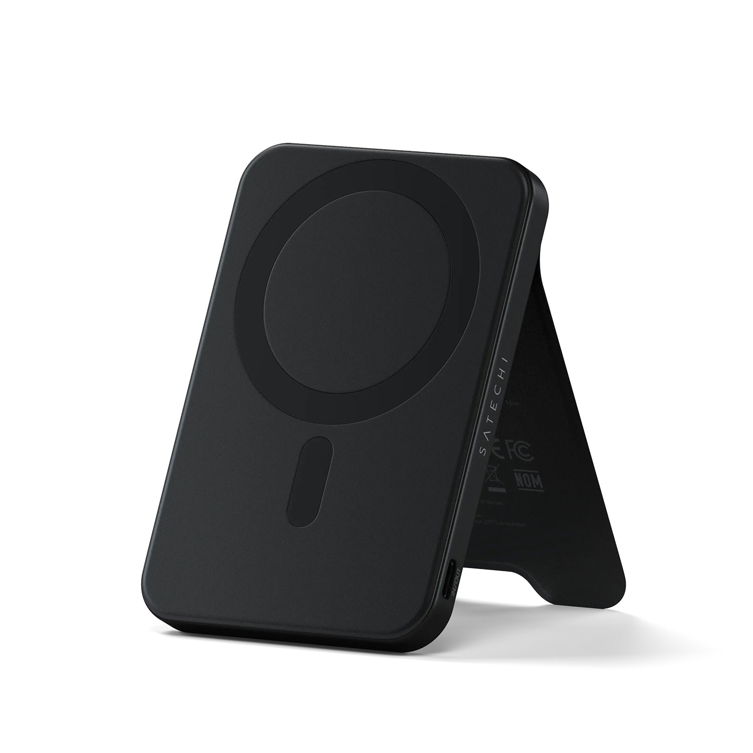 Power bank SATECHI OntheGo 5000mAh Magnetic Qi2 USB-C PD witch Stand ST-B5Q2SK