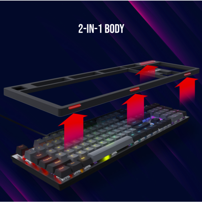 Lorgar Azar 514 Wired mech Gaming keyboard RGB LRG-GK514W — 15