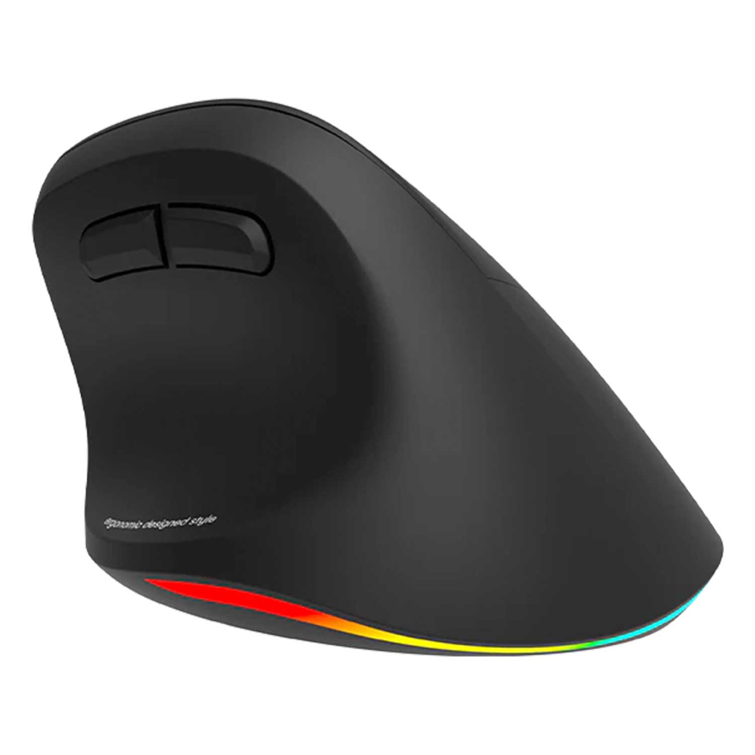 Right-handed vertical mouse MEETION BTM010R-Y-RR wireless+BT RGB — 2