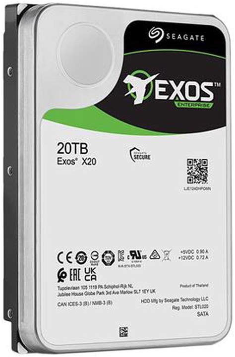 Exos X20 Enterprise HDD ST20000NM007D — 4