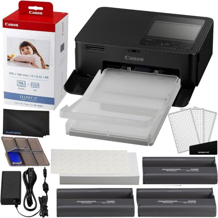 Selphy CP1500 Bundle Compact Photo Printer+Ink+Paper-108 — 4