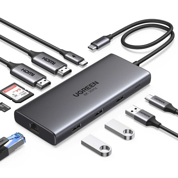 Usb-hub UGREEN Revodok Pro 210 10-in1 USB-C 15534 — 2