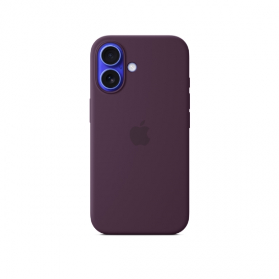 iPhone 16 Silicone Case with MagSafe Plum — 7