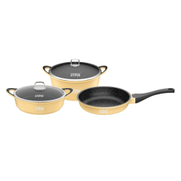 Pots and pans set WINNING STAR Die-Cast Alu Non-Stick Pan Cookware Set ST-5212
