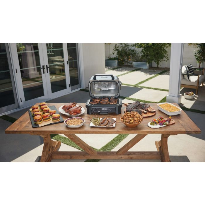 Ninja OG850EU Electric BBQ Grill & Smoker Pro XL 11in1 6L