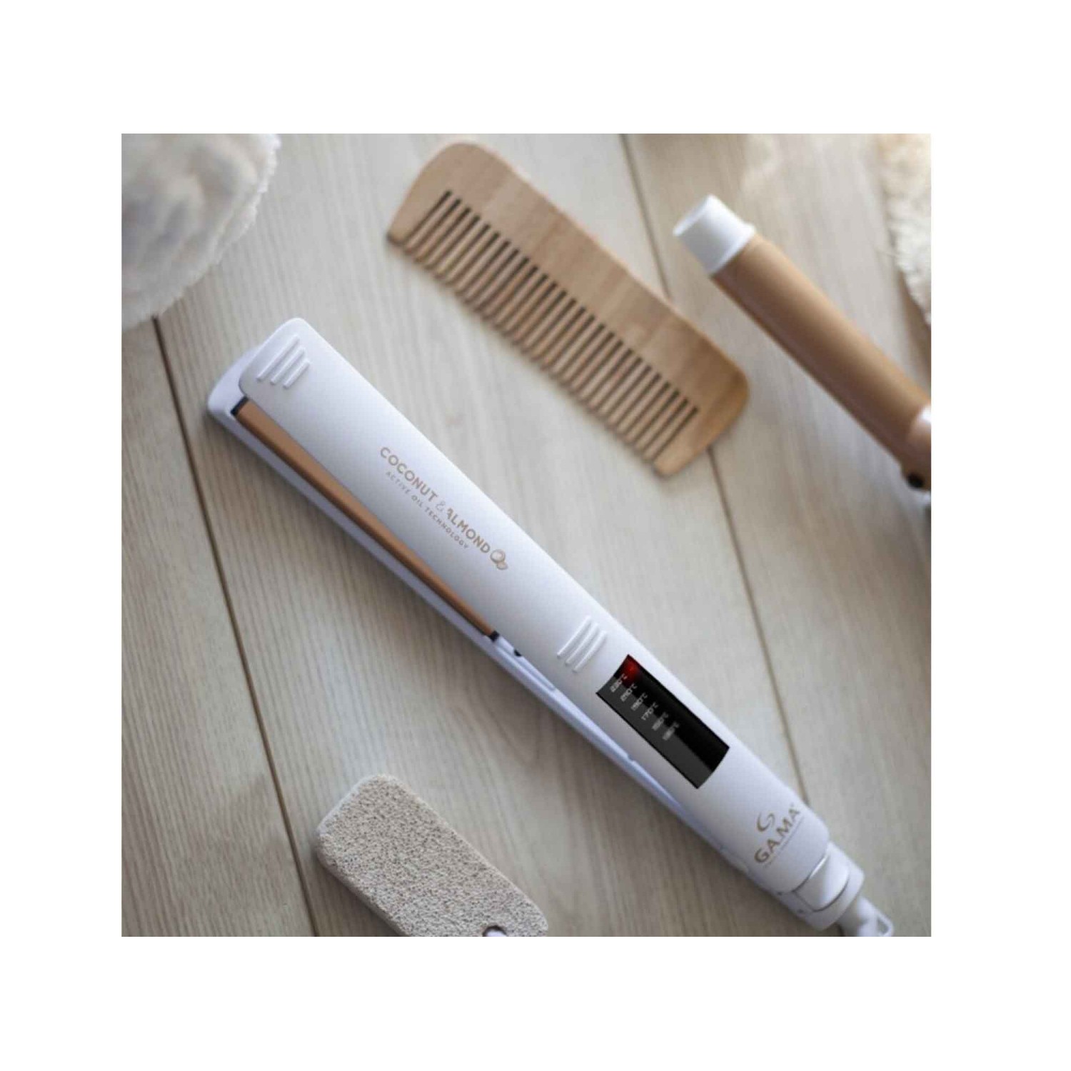 Hair styler GA.MA ELEGANCE LED COCONUT ALMOND GI0240 — 8