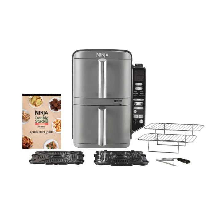 Ninja SL451EU Air Fryer Double Stack XL 2-Level Air Fryer with Smart Cook System 9.5L — 9