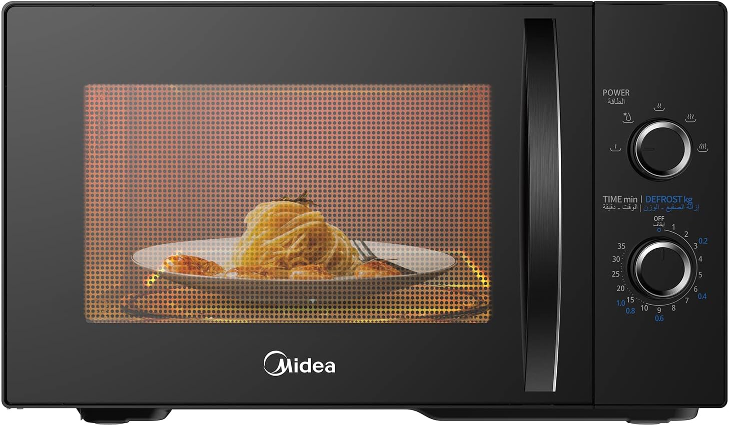 Midea microwave oven 25 Liters Solo -BK MM8P022KG-BK