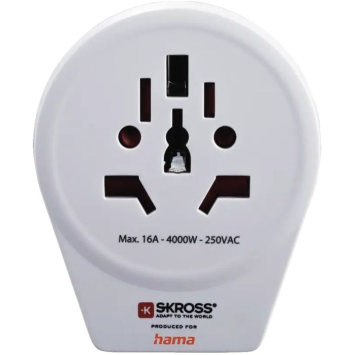World to Europe USB Travel Adapter for 2- and 3-Pin Devices 1 x USB 223475