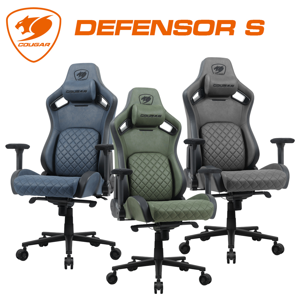 Cougar Defensor S gaming chair Grren F — 6