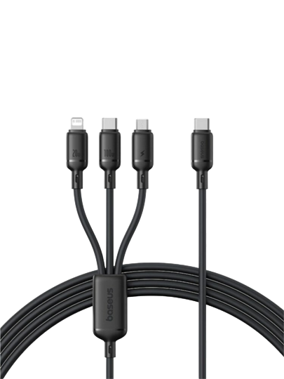 Cable OS-Baseus Silky One-for-Three Fast Charging Cable USB-C to M L C Cosmic P10377706123-00 100W