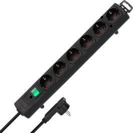 Brennenstuhl Comfort Line Plus 6-Way Extension Lead 2m — 2