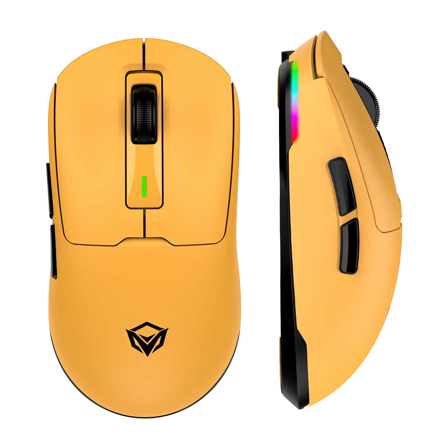 Mouse MEETION Tri-Mode Wrls+BT RGB Gaming Lemon Air GW24 — 2
