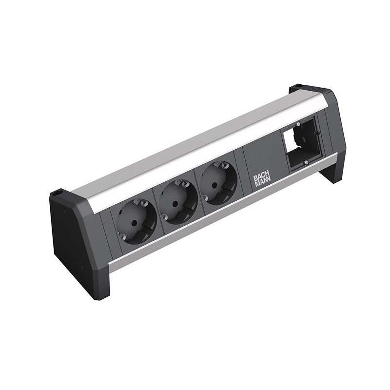 Bachmann DESK 1 1x Custom module 3x Power socket 902.000